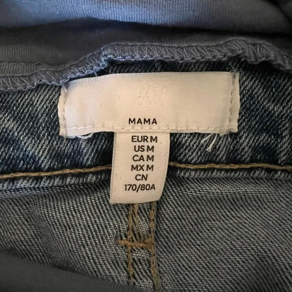 H&M Maternity Straight Blue Jeans - Picture 3 of 6